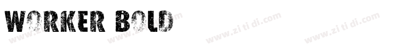 Worker Bold字体转换